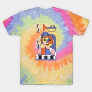 Picasso Style illustration T-Shirt